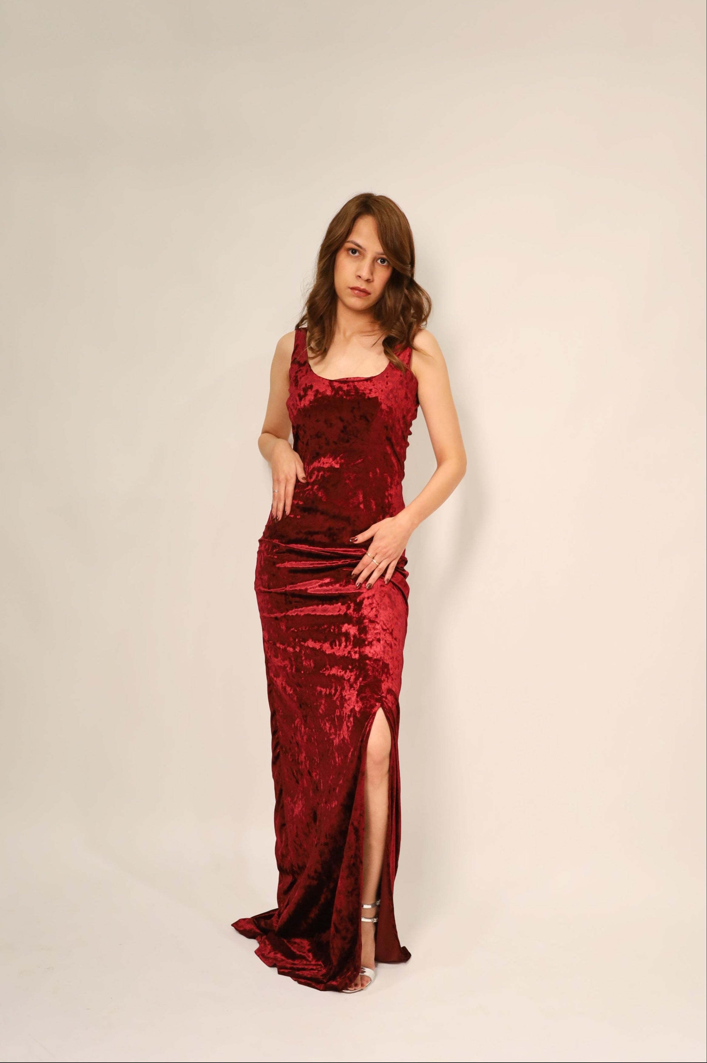 ALLURE VELVET DRESS